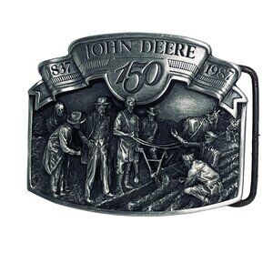 John Deere & Company Celebrating 150 Years 3D Western Belt Buckle  #18561 (5426)